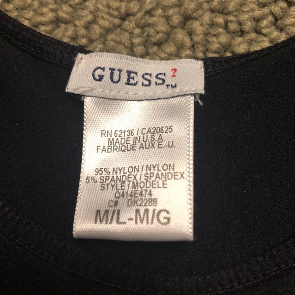 Black Guess tank top - Picture 2 of 3
